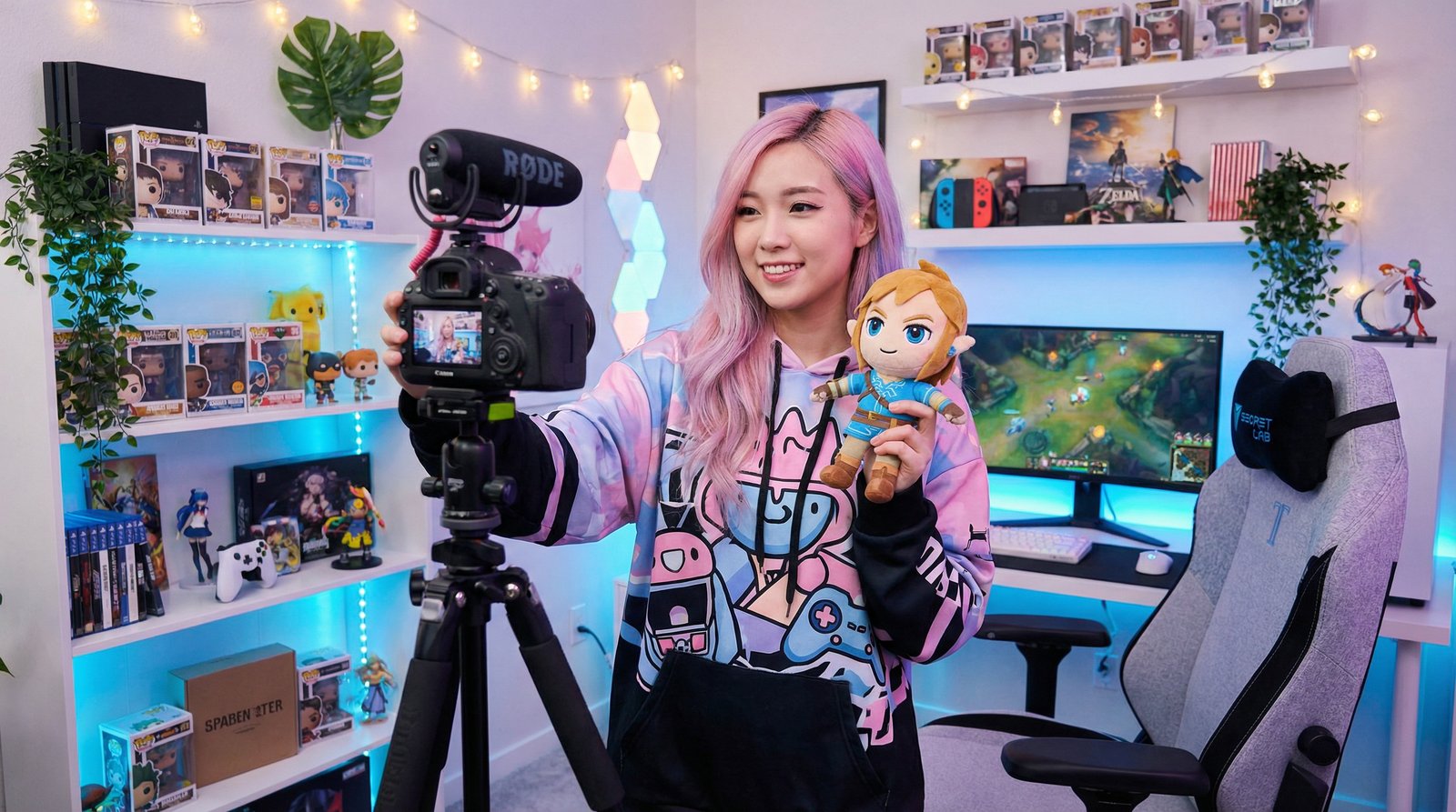 韩国女团游戏生活视频