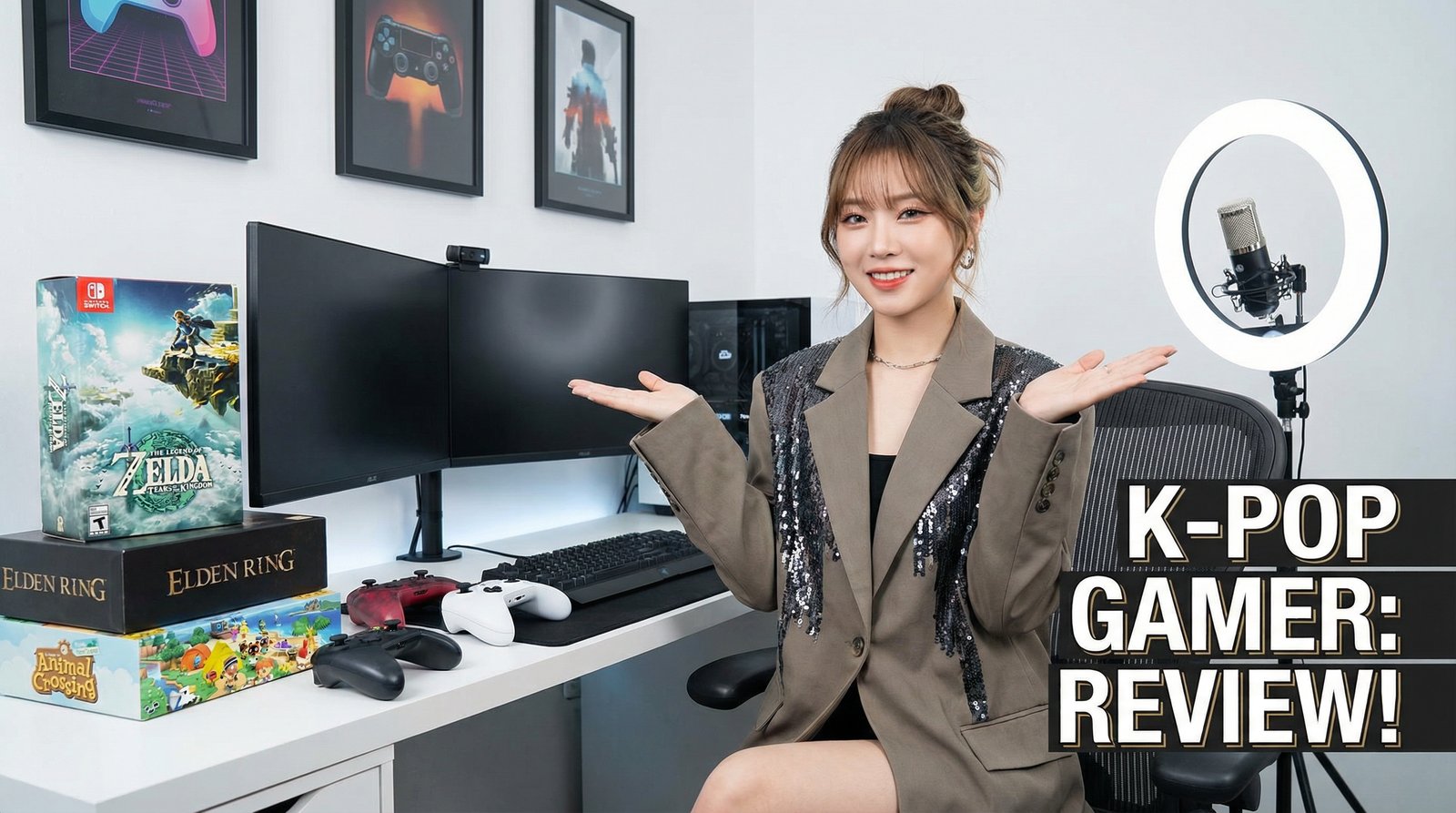 韩国女团游戏测评视频